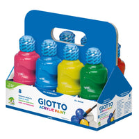 Giotto zestaw farb akrylowych 8 x 250 ml