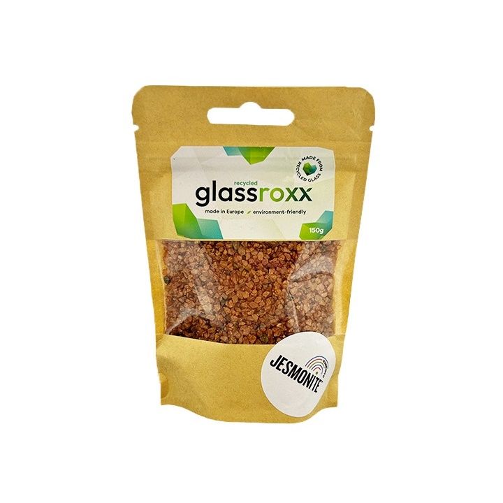 Granulat szklany Glassroxx Jesmonite 150 g – Brązowa