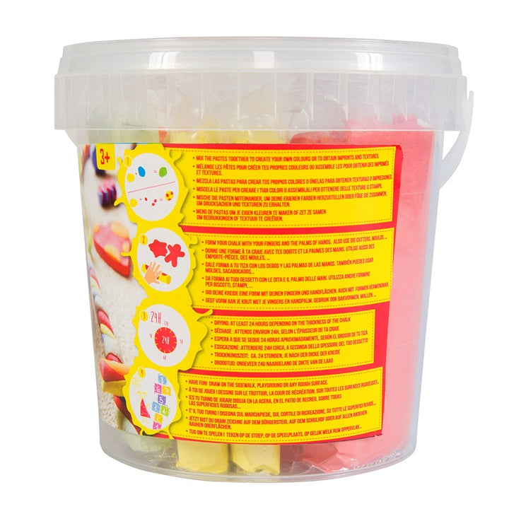 Glina do produkcji kredy w wiaderku 10 x 110 g | Artmie