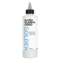 GOLDEN Gloss Glazing Liquid płynne błyszczące medium do laserunku akrylowego