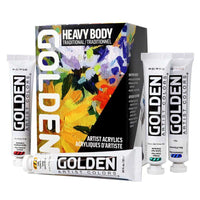 GOLDEN Heavy Body zestaw farb akrylowych Traditional 7 x 22 ml