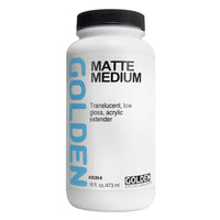 GOLDEN Matte Medium płynne matowe medium akrylowe