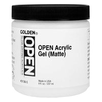 GOLDEN Open Acrylic Gel Matte wolnoschnący żel akrylowy matowy 237 ml