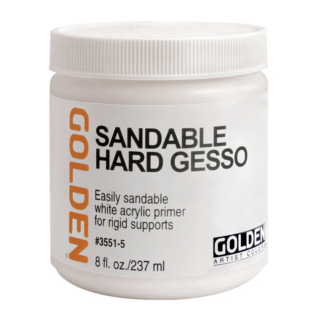 GOLDEN Sandable Hard Gesso biały akrylowy grunt szlifowalny