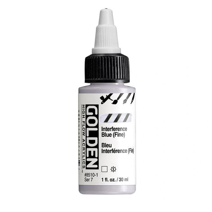 Farba akrylowa GOLDEN High Flow Interference 30 ml – 8509 złoto drobne