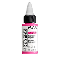 Farba akrylowa GOLDEN High Flow Fluorescent 30 ml – 8505 Magenta