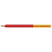 Ołówek grafitowy Jumbo Grip Faber-Castell – czerwona