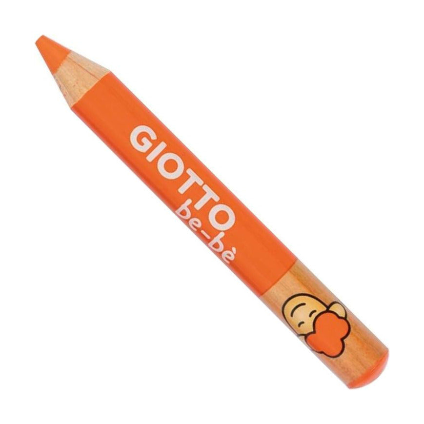 Grube okrągłe kredki GIOTTO Be-Be – 12 kolorów