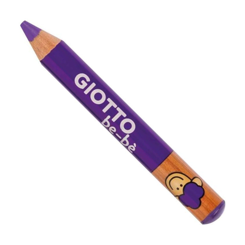 Grube okrągłe kredki GIOTTO Be-Be – 12 kolorów