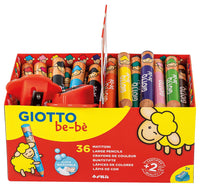 Grube okrągłe kredki ołówkowe GIOTTO be-bè opakowanie szkolne