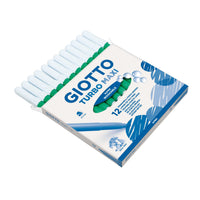 Grube zmywalne flamastry GIOTTO Turbo Maxi 5 mm – zieleń trawiasta
