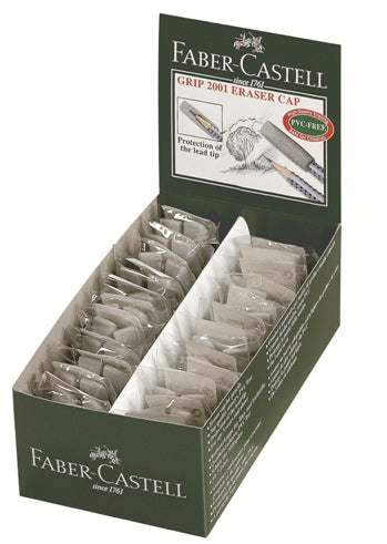 Gumka nakładka na ołówek FABER CASTELL Grip 2001 / 2 szt op. | Artmie