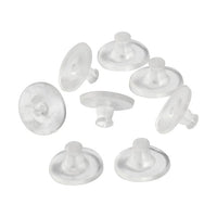 Gumowe zatyczki do kolczyków 10 mm - 10 par | Artmie