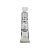 Gwasz do kaligrafii Schmincke Calligraphy Gouache 20 ml – 869 Srebro
