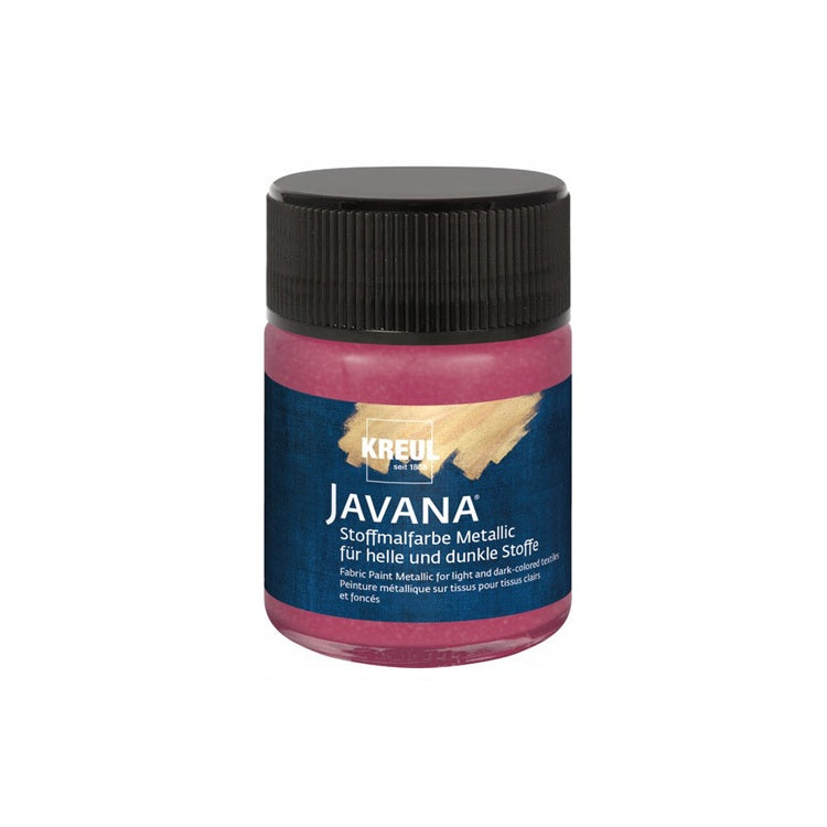 Farba do tkanin Javana metaliczna 50 ml | różne odcienie
