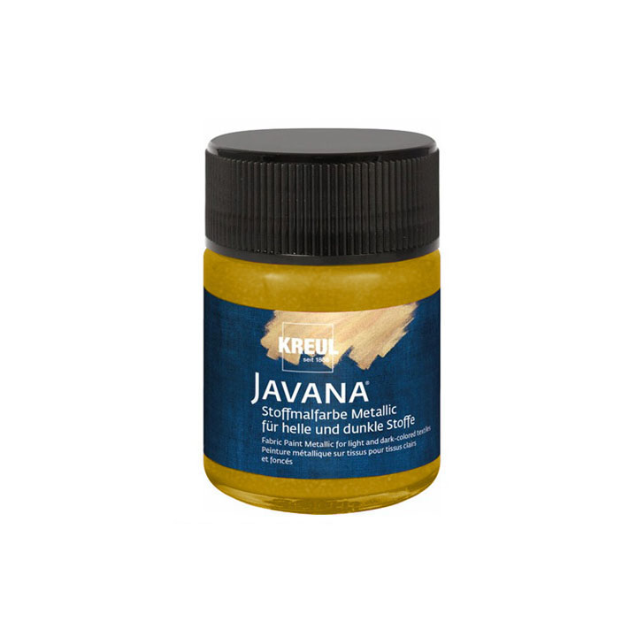 Farba do tkanin Javana metaliczna 50 ml | różne odcienie