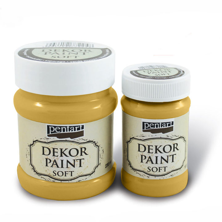 Delikatna farba dekoracyjna 100 ml – 21475 - mandarynkowa
