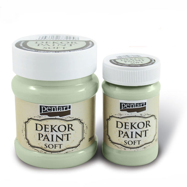 Delikatna farba dekoracyjna 100 ml – 21478 - porostowa zielona