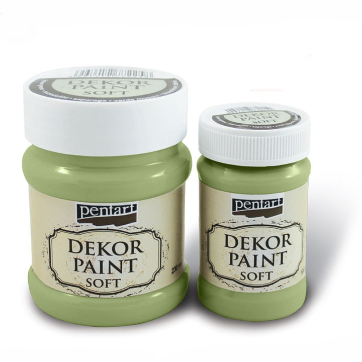 Delikatna farba dekoracyjna 100 ml – 21479 - oliwkowa