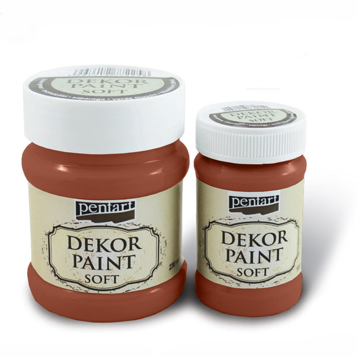 Delikatna farba dekoracyjna 100 ml – 21633 - brązowa