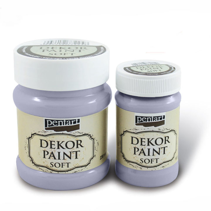 Delikatna farba dekoracyjna 100 ml – 21635 - jasny-liliowa
