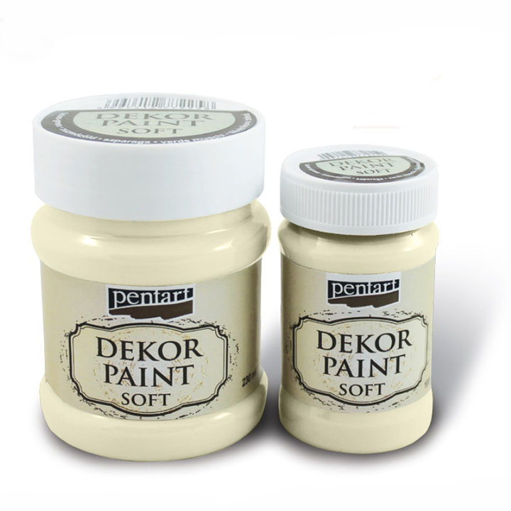 Delikatna farba dekoracyjna 100 ml – 21637 - kość słoniowa