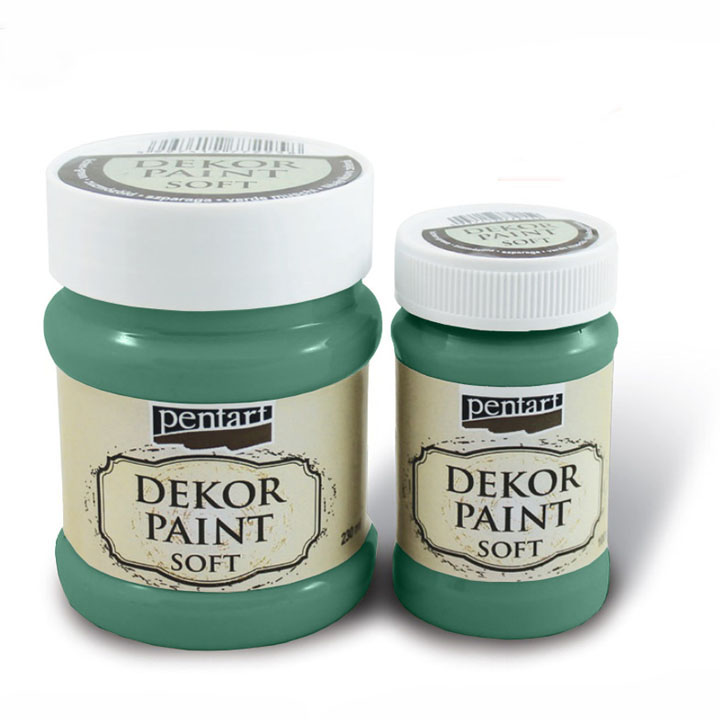 Delikatna farba dekoracyjna 100 ml – 21643 - turkusowa zielona