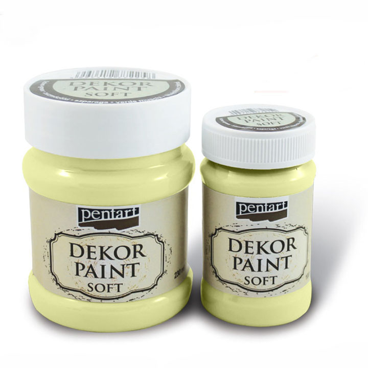 Delikatna farba dekoracyjna 230 ml – 29341 żółtawa zielona