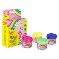 JOVI Farby temperowe brokatowe 4x35 ml | Artmie