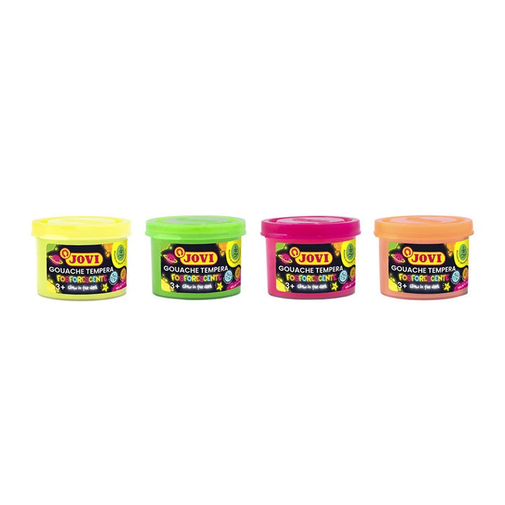 JOVI Farby temperowe neonowe 4x35 ml | Artmie