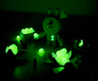 JOVI Glow naturalna plastelina 10 x 15 g – 8 kolorów + 2 świecące w ciemności