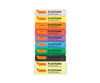 JOVI Glow naturalna plastelina 10 x 15 g – 8 kolorów + 2 świecące w ciemności