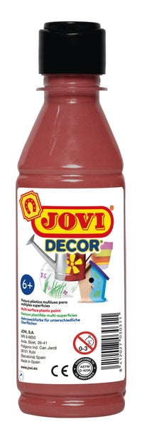 Farba akrylowa JOVI Jovidecor 250 ml – brązowy