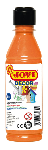Farba akrylowa JOVI Jovidecor 250 ml – pomarańczowy
