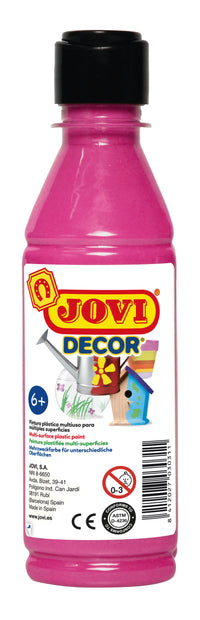 Farba akrylowa JOVI Jovidecor 250 ml – różowy