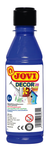 Farba akrylowa JOVI Jovidecor 250 ml – ciemnoniebieski