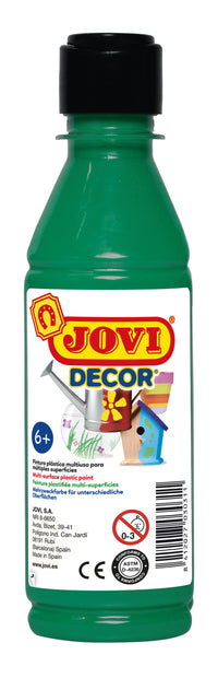 Farba akrylowa JOVI Jovidecor 250 ml – ciemnozielony