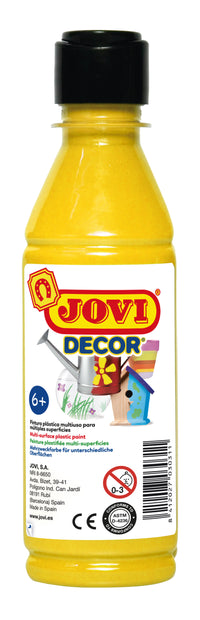 Farba akrylowa JOVI Jovidecor 250 ml – żółty