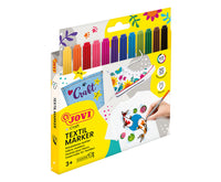 JOVI Jovidecor Textil markery do tkanin z końcówką pędzelkową 12 szt.
