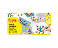 Pisaki do tkanin JOVI Jovidecor Textil z końcówką pędzelkową – 48 szt. / 12 kolorów