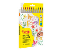 JOVI Lettering pisaki akwarelowe z pędzelkową końcówką 12 szt.
