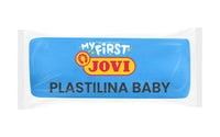 Miękka plastelina naturalna Jovi My First 10 x 38 g niebieska w wiaderku