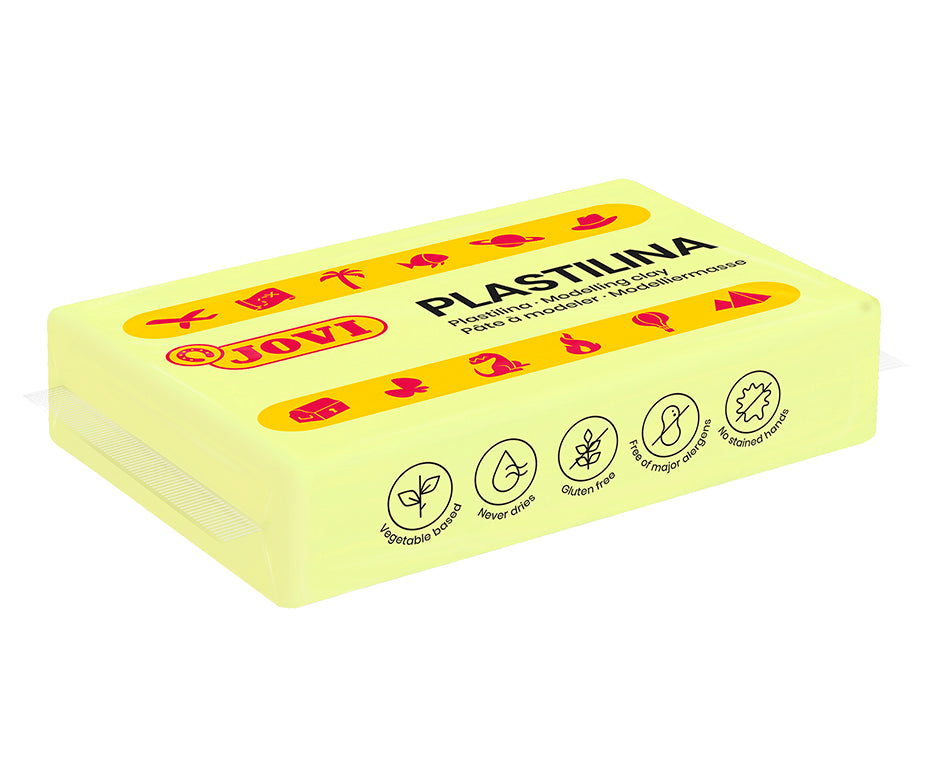 JOVI naturalna plastelina świecąca w ciemności 18 x 50 g