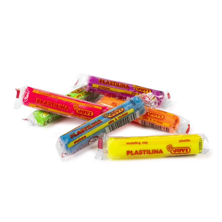 JOVI Plastelina neonowa 6 x 15 g | Artmie