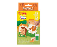 JOVI Play&Fun mini zestaw kreatywny do malowania piaskiem – 9 elementów