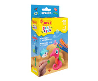 JOVI Play&Fun Mini zestaw z plasteliną naturalną – Rozbryzg