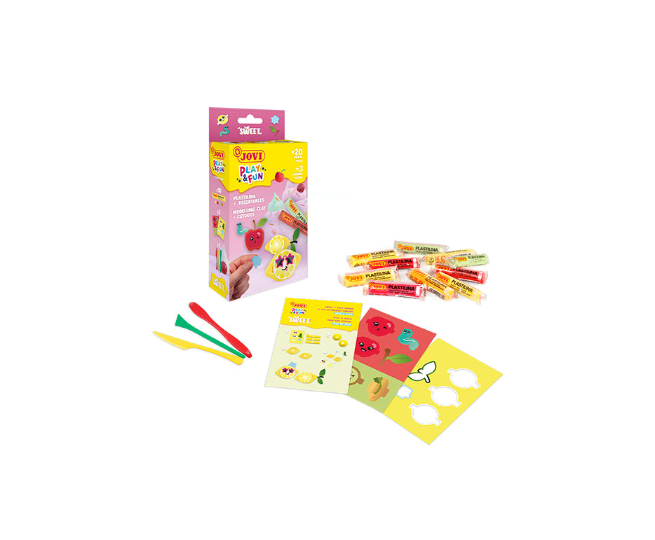 JOVI Play&Fun Mini zestaw z plasteliną naturalną