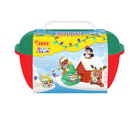 JOVI Play&Fun naturalna plastelina w walizce Christmas Adventure