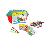 JOVI Play&Fun naturalna plastelina w walizce Christmas Adventure