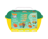 JOVI Play&Fun naturalna plastelina w walizce Jurassic – zestaw z akcesoriami